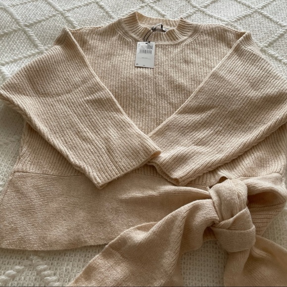NWT MNG Oversize Neutral knit sweater‎ M - Picture 5 of 11